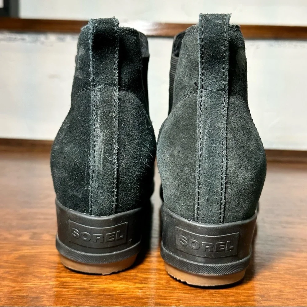Sorel Evie II Chelsea Waterproof Wedge Ankle Boots Size 10 GUC